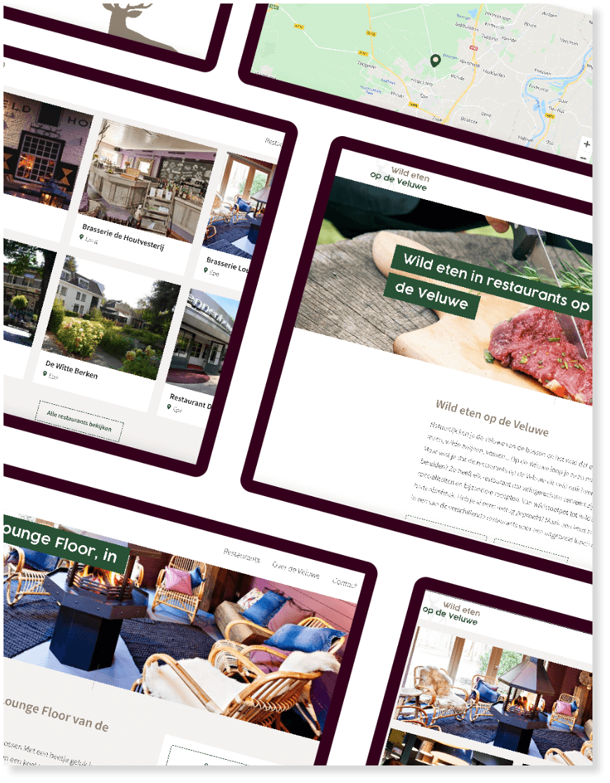 Pagina’s van Wild eten op de Veluwe op tablets
